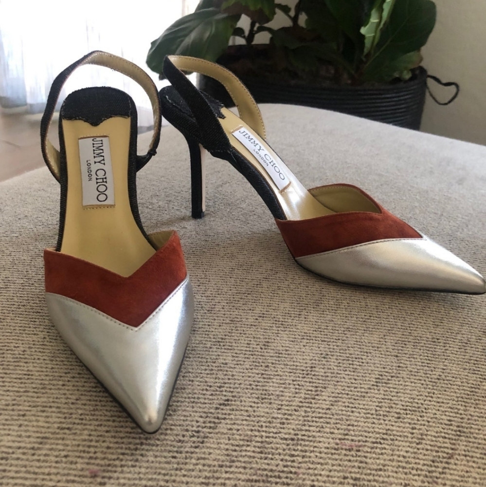 Jimmy Choo slingback pumps